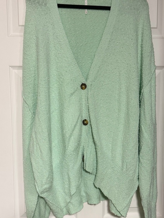 Free People Sweaters - Free People Women's Found My Friend' Mint Cardi
